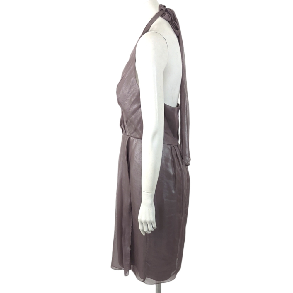 Vera Wang Dress Halter Dress NEW Womens 8 Lilac Special Occasion Cocktail Party - Picture 5 of 15